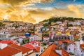 Lisbon, Portugal City Skyline Royalty Free Stock Photo