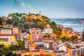 Lisbon, Portugal City Skyline Royalty Free Stock Photo