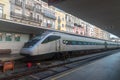 Passenger train of Comboios de Portugal, EPE (CP or Trains of Portugal Royalty Free Stock Photo