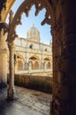 Cloister of the Jeronimos monastery in Belem, Lisbon, Portugal Royalty Free Stock Photo