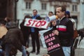 Protest action in support of Ukraine