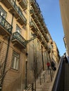 Stairs Escadinhas da SaÃÂºde in Lisbon  Portugal Royalty Free Stock Photo