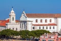 Lisbon, Portugal. Graca Church and Convent and Sophia de Mello Breyner Andresen Viewpoint