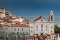 LISBON, PORTUGAL - January 28, 2011: A view of the Alfama neighbourhood Royalty Free Stock Photo
