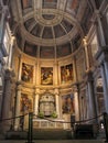 Lisbon, Portugal. Jeronimos Monastery or Hieronymites Abbey aka Santa Maria de Belem. Mannerist Main Chapel or Capela-Mor, Altar,