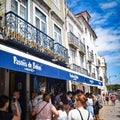 Pasteis de Belem, a famous traditional bakery in the Belem district of Lisbon, Portugal
