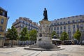 View of the Luis de Camoes Square near Bairro Alto, in the city of Lisbon, Portugal Royalty Free Stock Photo