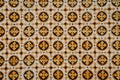 Vintage azulejos, traditional Portuguese tiles. Lisbon, Portugal Royalty Free Stock Photo