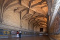 Lisbon, Portugal: Manuelino or Manueline Gothic Refectory of Jeronimos Monastery or Abbey