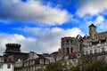 Facade of Do Carmo convent in Lisbon