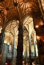 Arches and monumental columns of Santa Maria de Belem church