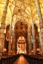 Arches and monumental columns of Santa Maria de Belem church
