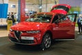 Alfa Romeo Tonale electric hybrid car at ECAR SHOW - Hybrid and Electric Motor Show