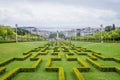 Lisbon, Portugal, May 04, 2020 - Edward VII Park of the United Kingdom Parque Eduardo VII