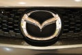 Mazda car logo emblem close up