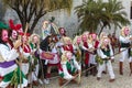 Merdeiros of Vigo atIberian mask parade in Lisbon