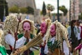 Merdeiros of Vigo at Iberian mask parade in Lisbon