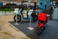 Supersoco CUX and VMOTO F01 electric scooters at ECAR SHOW - Hybrid and Electric Motor Show