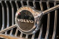 Volvo car logo emblem close up