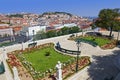 Lisbon, Portugal - Miradouro de Sao Pedro de Alcantara viewpoint