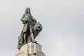 Lisbon, Portugal, monument on the Marques de Pombal square Royalty Free Stock Photo