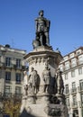 Monument and Square Luis Vaz de Camoes in Lisbon