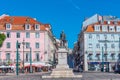 Lisbon, Portugal, October 25, 2021: Square of Duque da Terceira