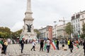 10-29-2022 LISBON, PORTUGAL: RALLY DEDICATED TO MAHSA AMINI ON LISBON SQUARE