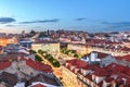 Lisbon, Portugal skyline Over Rossio Square