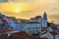 Lisbon Portugal sunrise city skyline