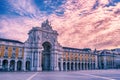 Lisbon, Portugal: the Triumphal Rua Augusta Arch, Arco Triunfal da Rua Augusta Royalty Free Stock Photo