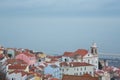 LISBON view Alfama and river Tejo