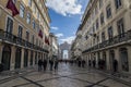 Lisbon PraÃÂ§a do ComÃÂ©rcio Royalty Free Stock Photo