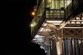 Lisbon, Santa Justa Elevator Entrance at night