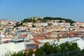 Lisbon skyline and Castle of Sao Jorge, Portugal Royalty Free Stock Photo