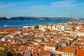 Lisbon skyline Portugal Royalty Free Stock Photo
