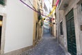Lisbon streets decorated for the Festas de Lisboa