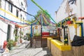 Lisbon streets decorated for the Festas de Lisboa