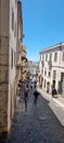 Lisbon streets vibes on a spring day in europe portugal