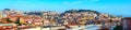 Lisbon sunny panorama