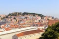 Lisbon and SÃÂ£o Jorge Castle Royalty Free Stock Photo