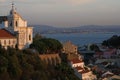 Lisbon with Tejo Royalty Free Stock Photo