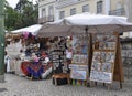 Lisbon, 18th july: Avenue Liberdade Bazaar from Lisbon capital in Portugal