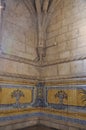 Lisbon, 20th July: Gothic Architectural Refectory details from Jeronimos Monastery building in Belem district of Lisbon