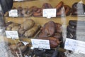 Lisbon, 16th July: Mercado Grocery Shop window from Praca da Figueira Square in Baixa in Lisbon Royalty Free Stock Photo