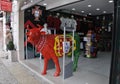 Lisbon, 16th July: Souvenirs Shop of Forca Portugal Sport Equip from Praca Figueira Square in Baixa in Lisbon