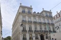 Lisbon, 14th July: Street View with Historic Building in Chiado District from Lisbon Portugal Royalty Free Stock Photo