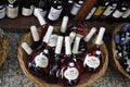 Lisbon, 16th July: Wine Shop details interior from Praca da Figueira Square in Baixa in Lisbon Royalty Free Stock Photo