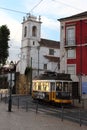 Lisbon traditional tram