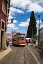 Lisbon tramway network Royalty Free Stock Photo